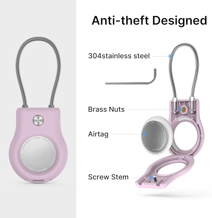 Air tag Holder, Air tag Keychain - Image 4