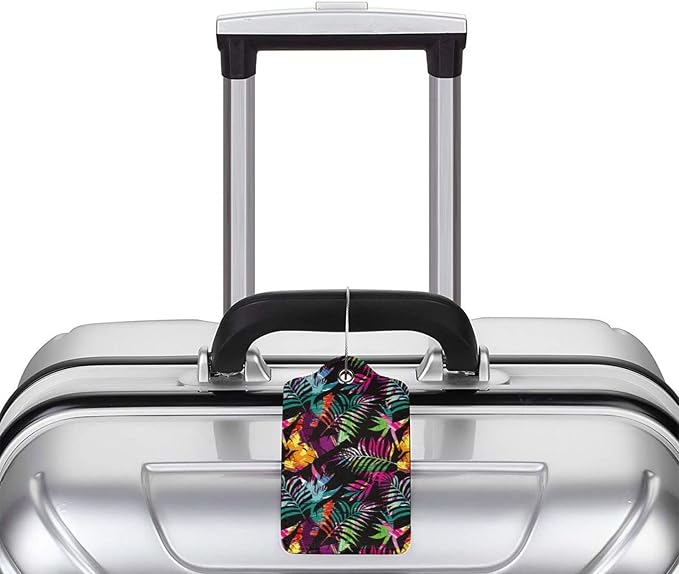 2 Packs Colorful Palms Crew Luggage Tag - Image 5