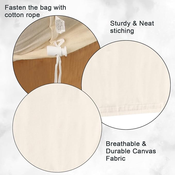 Vintage Vista 100% Cotton Laundry Bag - Image 7