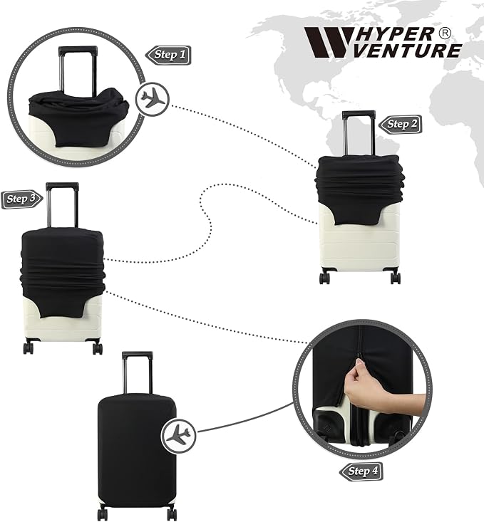 HYPER VENTURE Washable Luggage Cover - Image 5