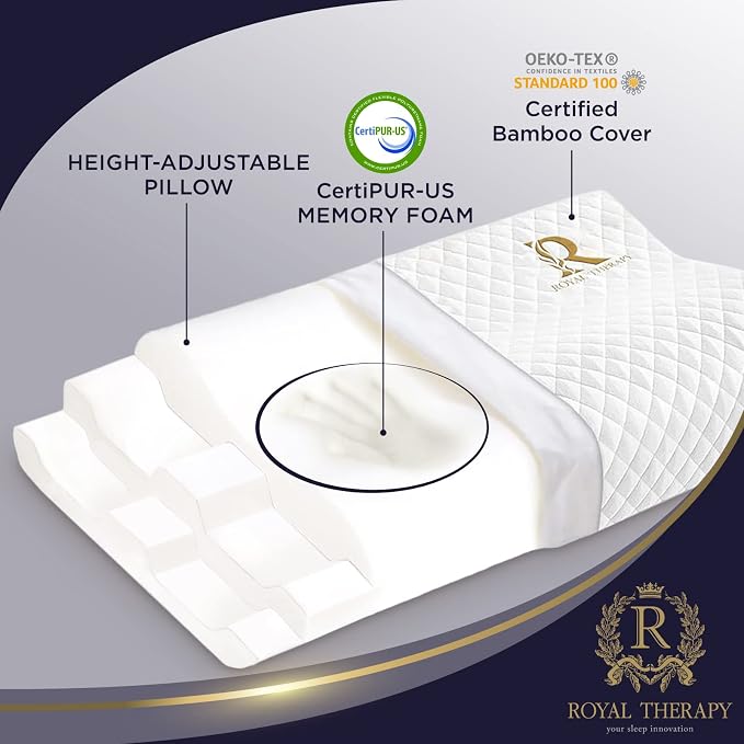Memory Foam Pillow, King Cervical Pillow - Image 7