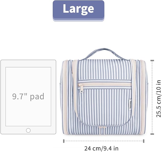 Narwey Striped Hanging Travel Toiletry Bag - Image 7