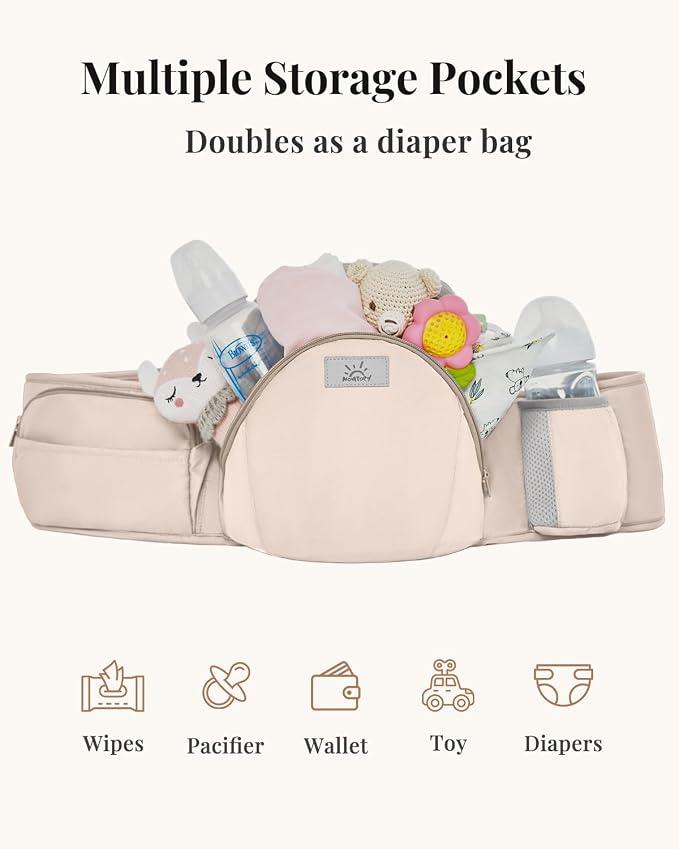 MOMTORY Carryall™ Pro Baby Carrier, Safety-Certified 6-in-1 Ultra Storage Baby - Image 2