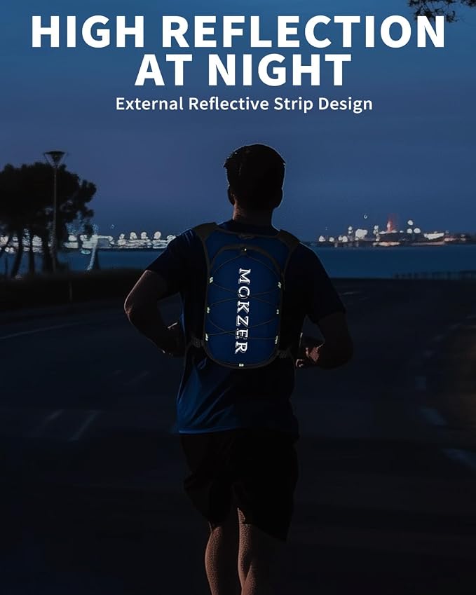 Running Hydration Vest with a 2L Water Bladder, Hydration Pack Lightweight - Image 7