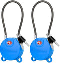 Forge TSA Approved Luggage Locks Ultra-Secure Dimple Key Cable Locks by Forge