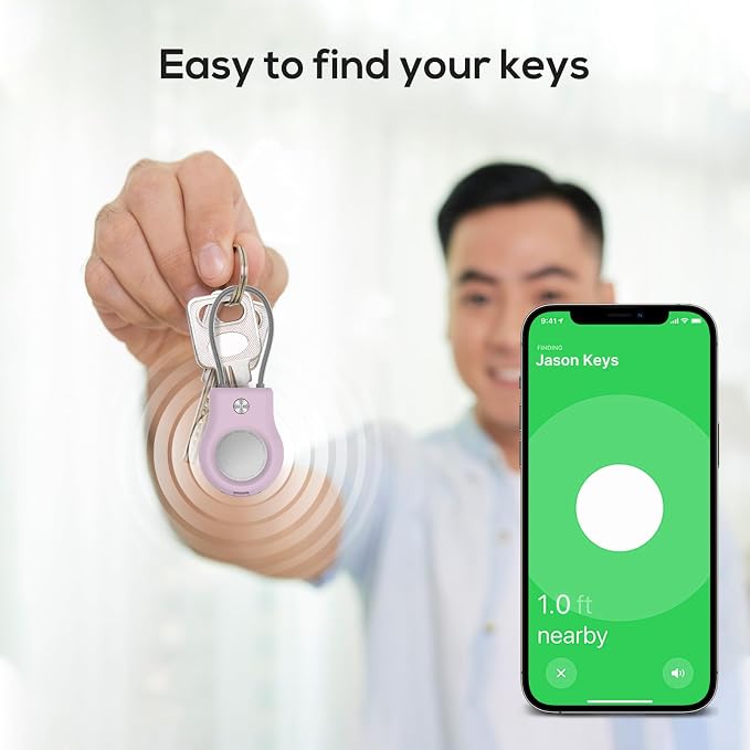 Air tag Holder, Air tag Keychain - Image 2