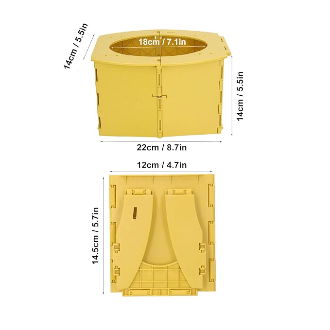 Portable Lightweight Foldable Toddler Potty Baby Toilet Camping Travel - Image 9