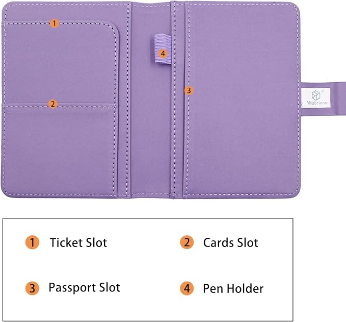 Melsbrinna Premium Leather Passport Holder Covers Case, Waterproof Rfid - Image 4