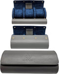 Genuine Napa Leather Watch Roll Travel Case by CaliberWatch