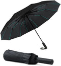 Large Double-Ribs Umbrella Automatic Folding Umbrella by Lantusire