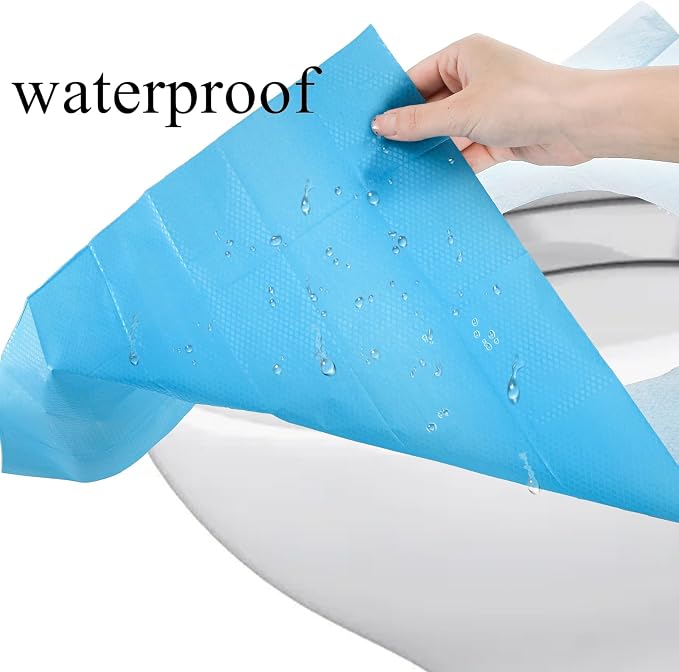 Tebery 100 Pack Toilet Seat Covers Disposable, Individually Wrapped Travel - Image 3