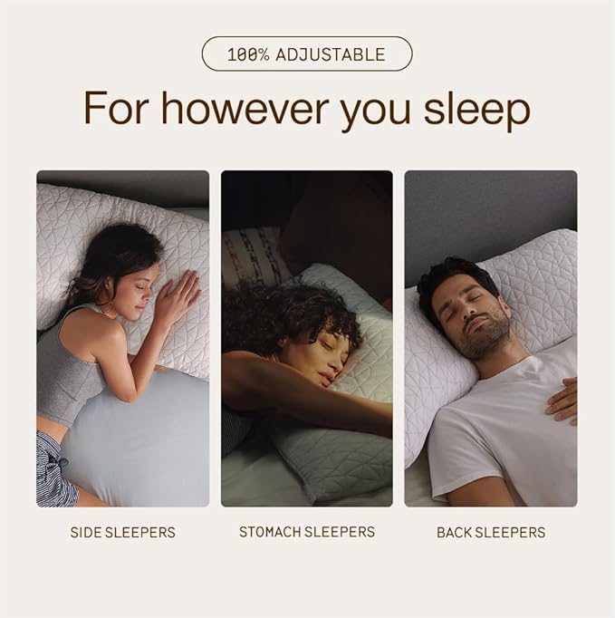 Coop Home Goods Original Adjustable Pillow, Queen Size Bed Pillows - Image 3