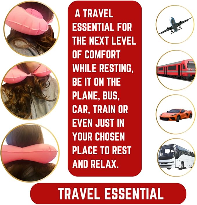 Inflatable Travel Pillows for Airplanes - Image 8