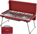 CAMPLUX Safari 2 Burner Propane Camping Stove 20, 000 BTU, Portable 2 Burner by CAMPLUX