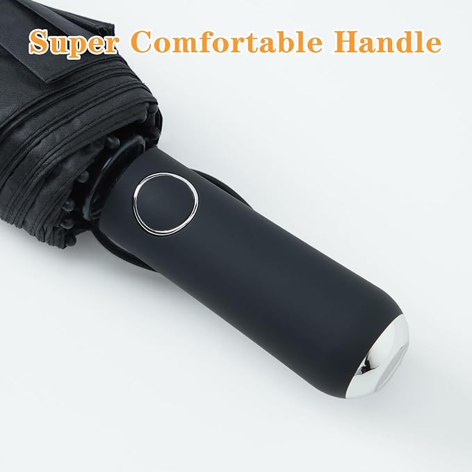 Large Double-Ribs Umbrella Automatic Folding Umbrella - Image 2
