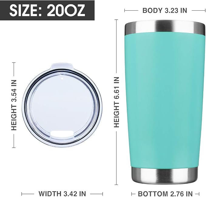 20oz Tumbler Bulk Stainless Steel Vacuum Insulated Tumblers - Image 2