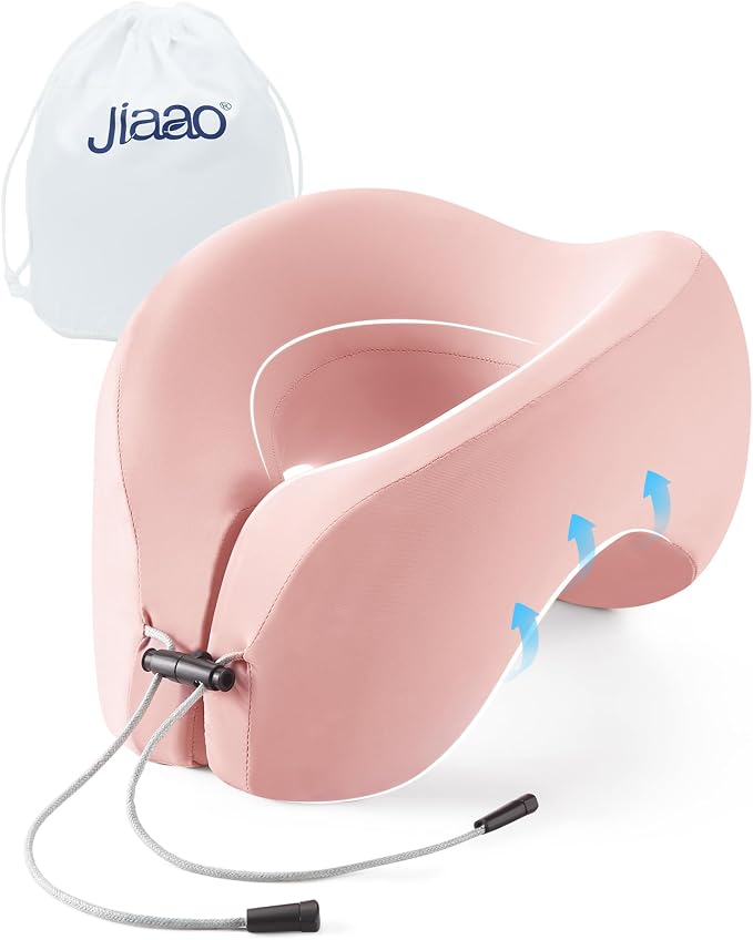 Travel Pillow, Neck Pillow Airplane, Plane Pillow Memory Foam Travel Neck Pillow by jiaao