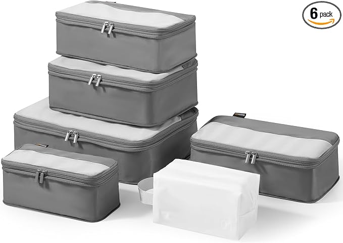 6 Set Compression Packing Cubes by SOARSAIL