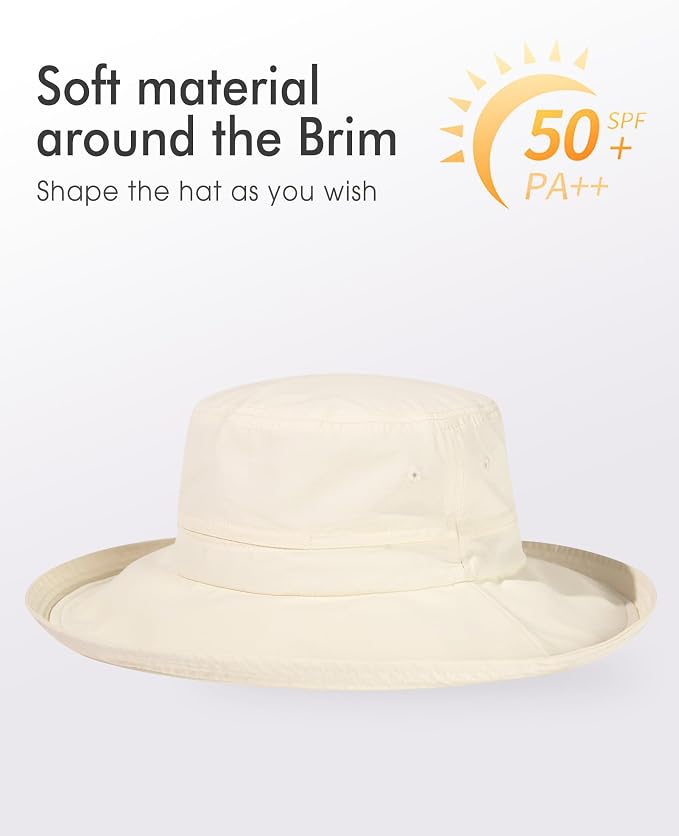 UV 50 Sun Hat for Women Wide Brim - Image 4