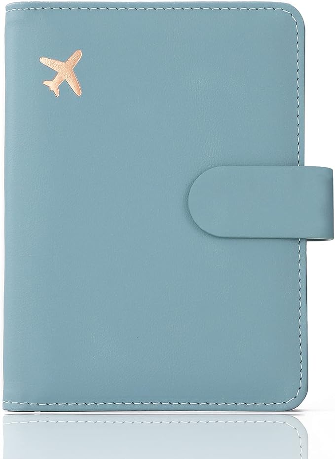 Melsbrinna Premium Leather Passport Holder Covers Case, Waterproof Rfid by Melsbrinna