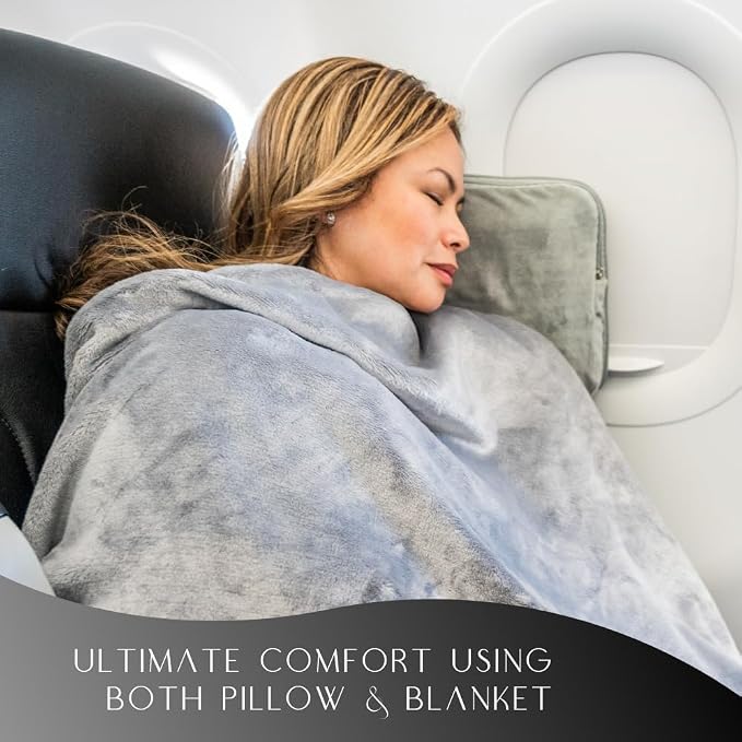 Travel Pillow and Blanket Set - Image 4