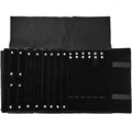 Velvet Travel Jewelry Case Roll Bag Organizer by SCIKHEFT
