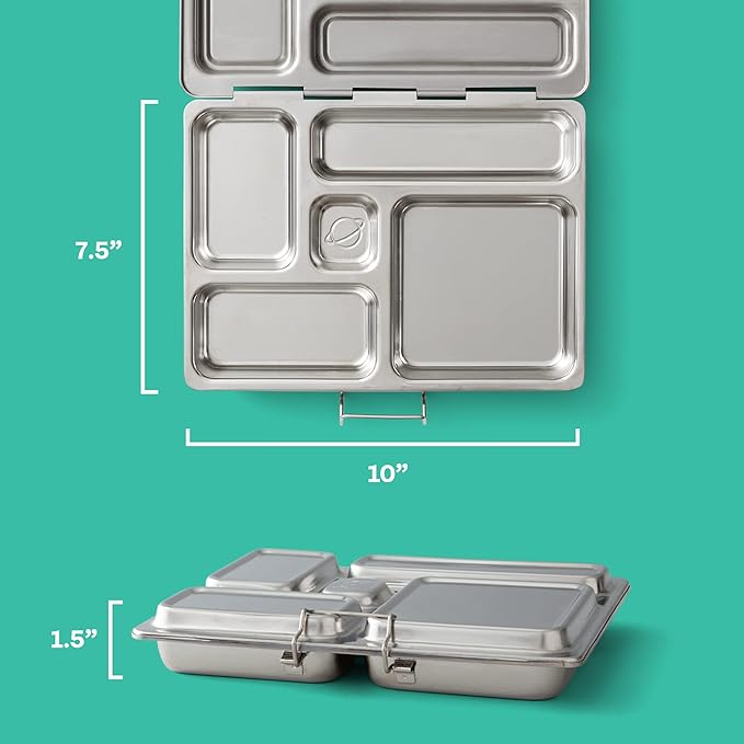 PlanetBox Rover Stainless Steel Bento Box Style Lunch Box - Image 2