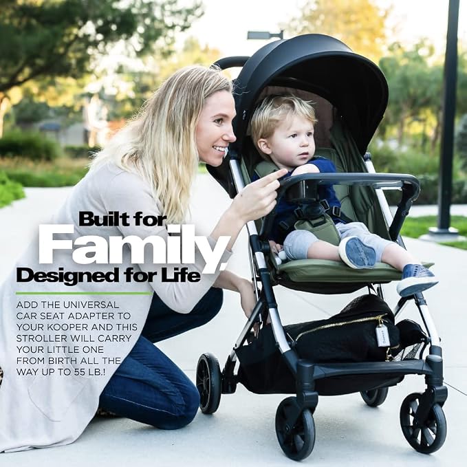 Joovy Kooper Lightweight Baby Stroller Featuring Removable, Swing-Open Tray - Image 5