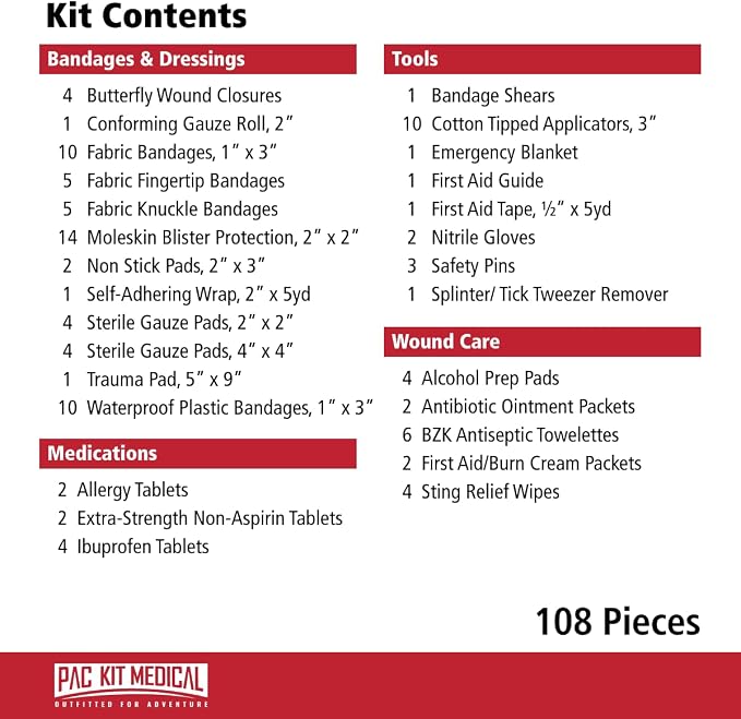 Pac-Kit Trailblazer 3 Outdoor First Aid Kit - Image 3