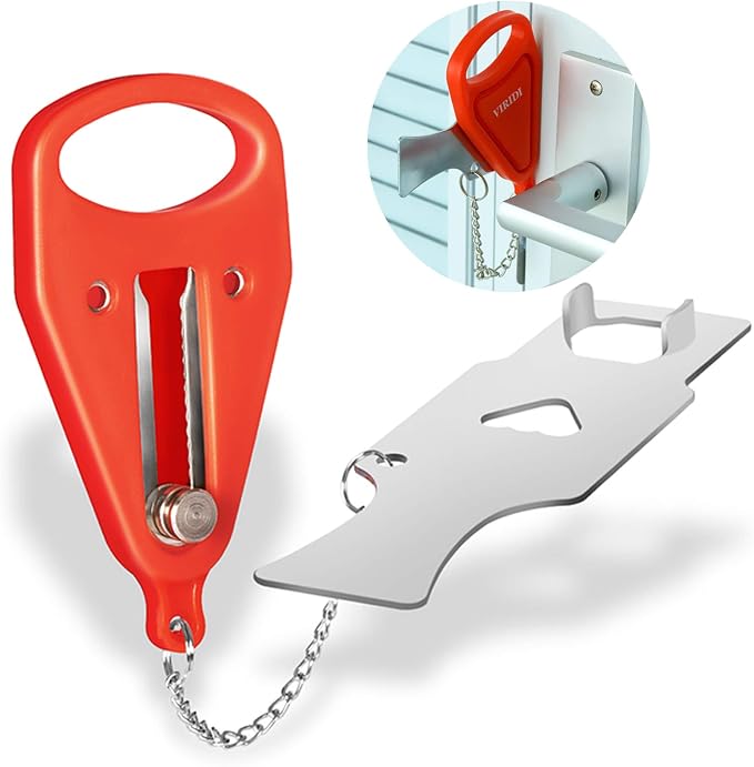 Home Security Door Lock, VIRIDI Portable Travel Doorlocks by VIRIDIEnhanceWell-Being