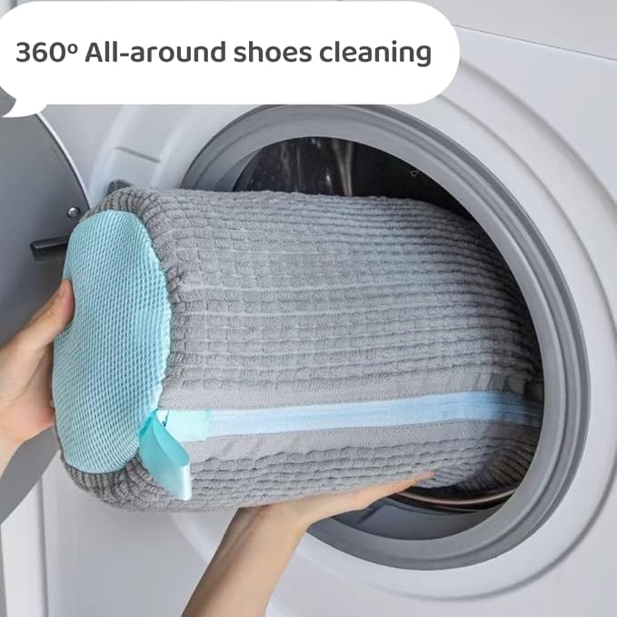 2 Pcs Shoe Washing Machine Bag Reusable Laundry Shoe Bag - Image 2