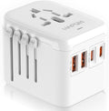 Universal Travel Adapter, PD20W International Power Adapter, 2 USB-C & 2 USB-A by Unknown