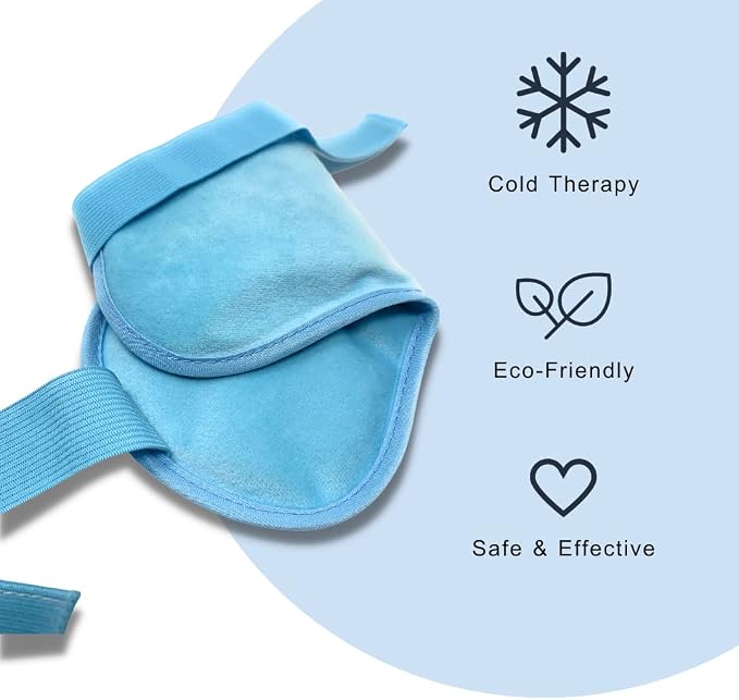 Solayman’s Reusable Gel Eye Mask – Hot & Cold Therapy Eye Ice Pack - Image 7