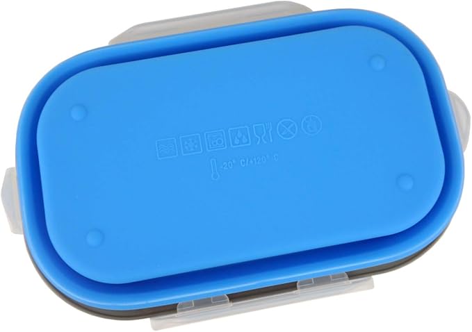 CARTINTS 800ml Collapsible Bento Lunch Box, Silicone Food Storage Container - Image 5