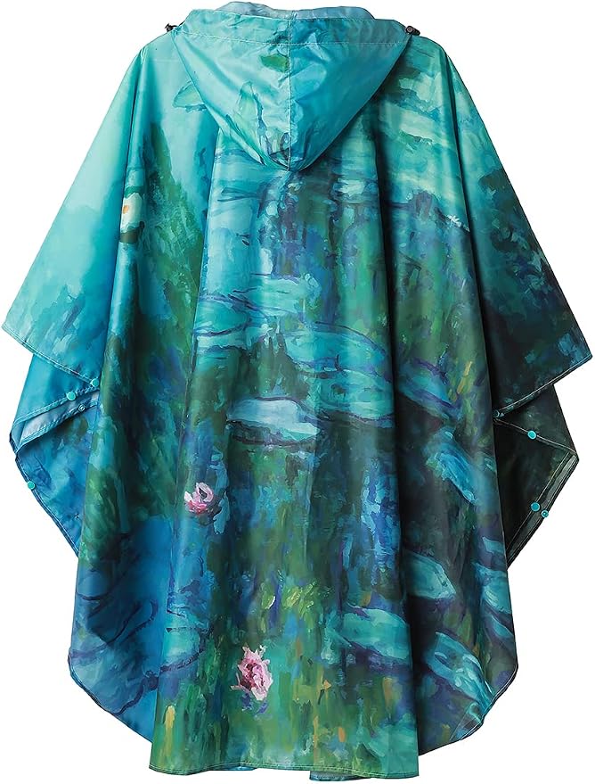 SaphiRose Rain Poncho Jacket Coat Hooded - Image 2