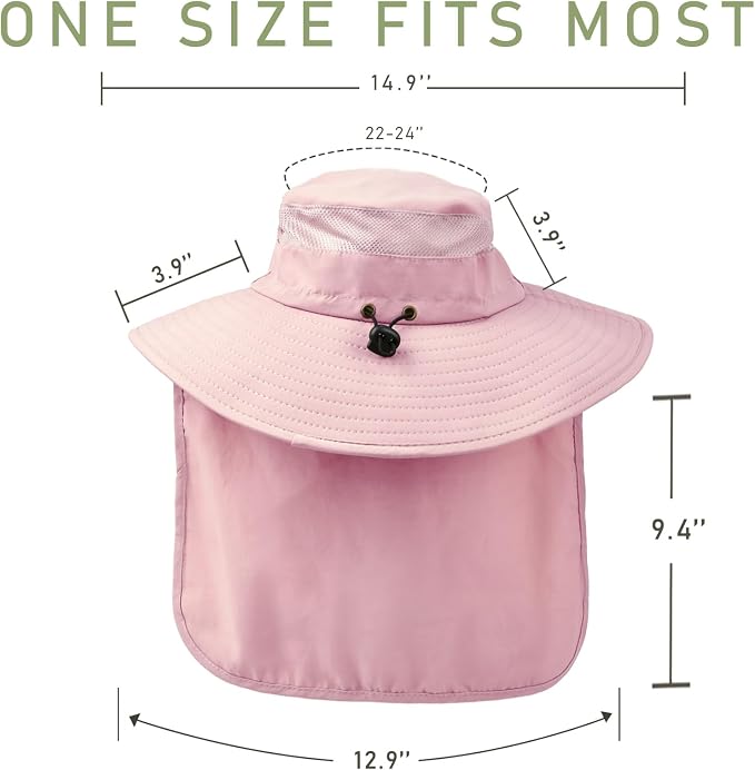 Fishing Hat Breathable Wide Brim Sun Hats - Image 6