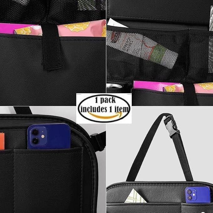 Leather Car Backseat Organizer - Image 3