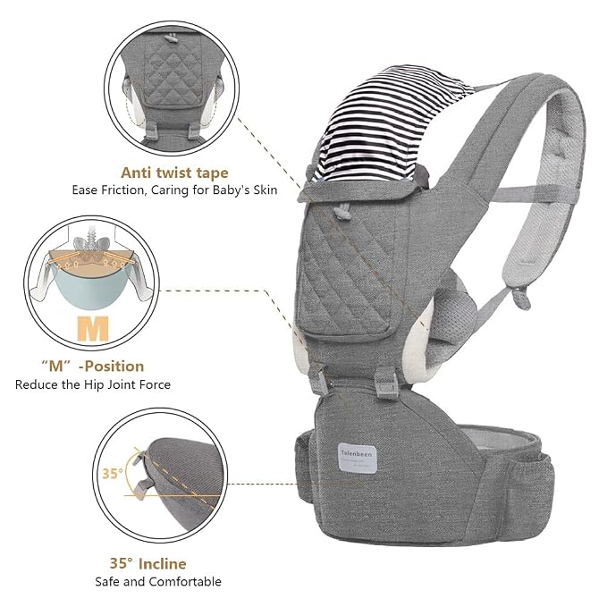 Baby Carrier, 6-in-1 Newborn to Toddler, Carrier - Image 3