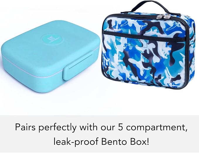 Fenrici Lunch Box for Boys, Kids Insulated Lunch Bag, Soft Sided Compartments - Image 7