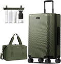 ECOHUB Hardside Expandable Carry On Luggage, Recycled PC 24" Rolling Luggage by ECOHUB