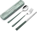 DEVICO Portable Utensils, Travel Reusable Silverware Flatware Set by DEVICO