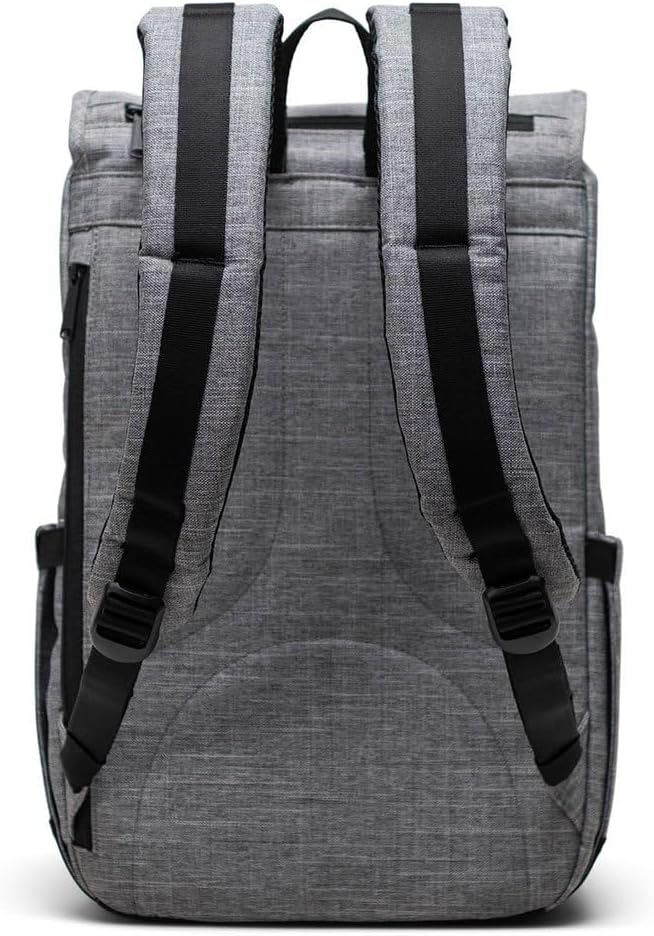 Herschel Supply Co. Little America Mid, Raven Crosshatch, One Size - Image 2