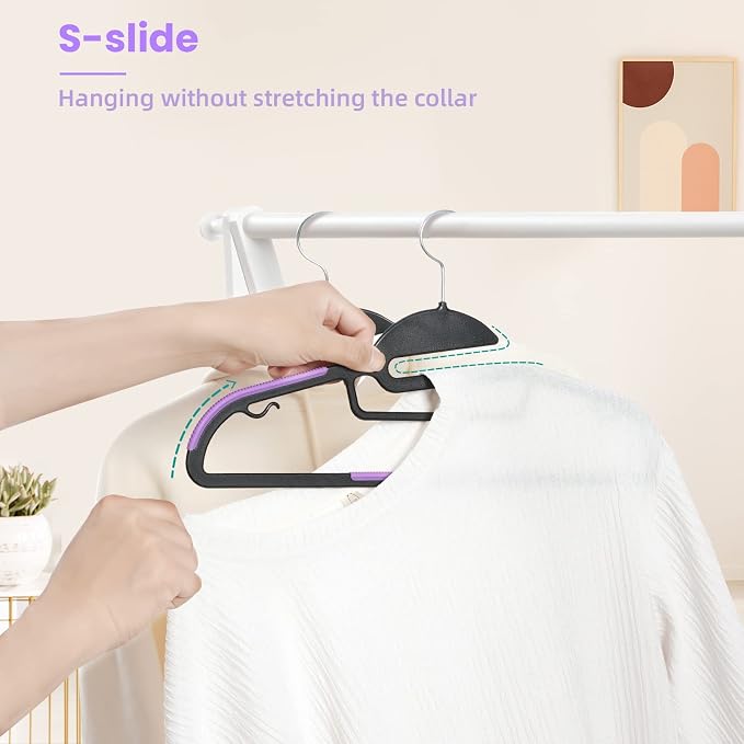BAGAIL Plastic Hangers 50 Pack - Image 4