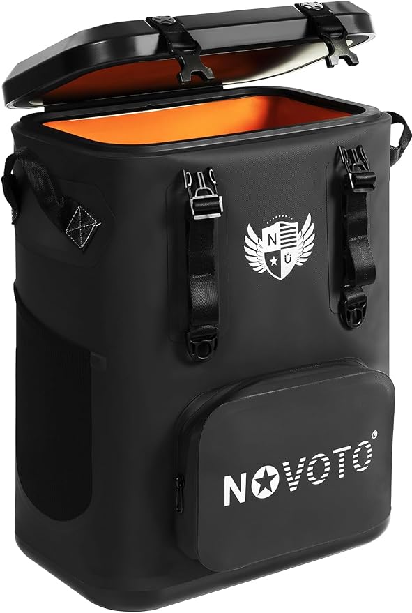 Magnetic Soft Cooler, Zipperless Soft Sided Cooler Bag by Novoto