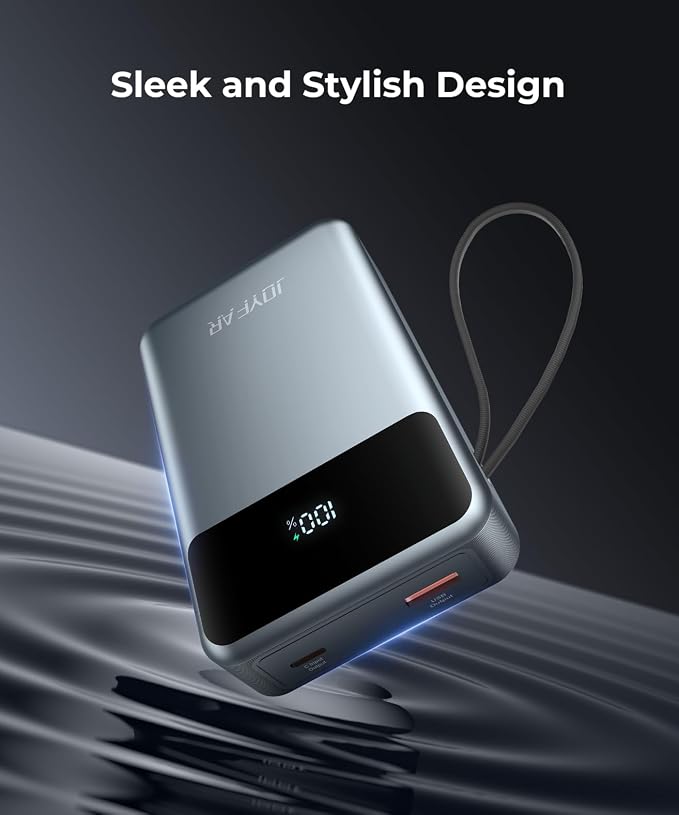 Portable-Charger-Power-Bank Travel Essentials Battery Pack USB C 30000mAh Built - Image 8