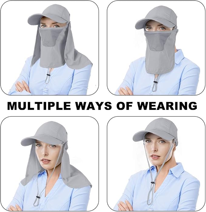 Foldable Sun Cap, Fishing Hats, UPF 50+ Protection Caps - Image 4