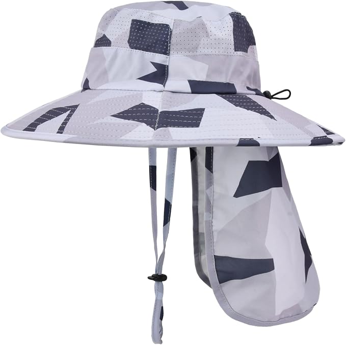 Sun Hats for Men Women Fishing Hat UPF 50+ Breathable Wide Brim Bucket Hats - Image 3