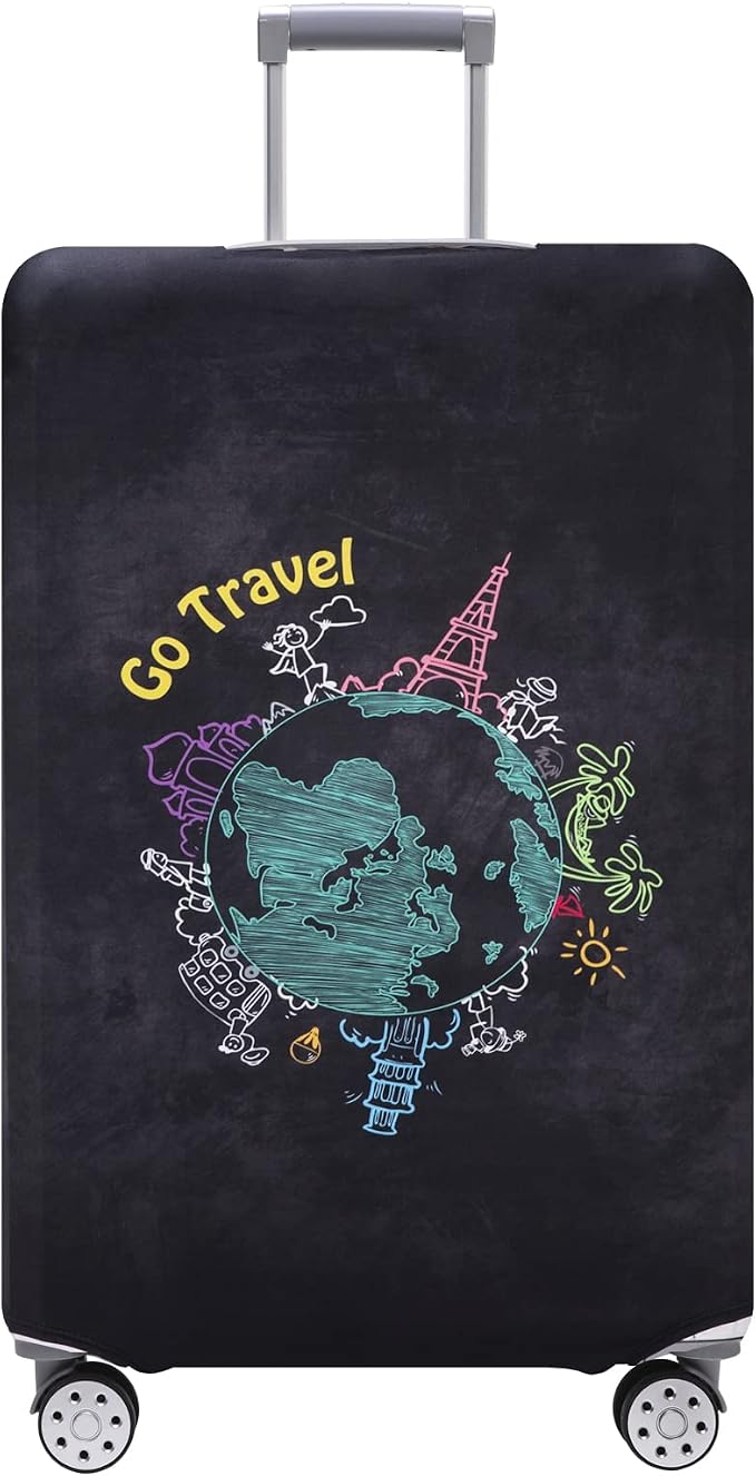 TRAVELKIN more than travel Luggage Cover Washable Suitcase Protector by MoreThanTravel