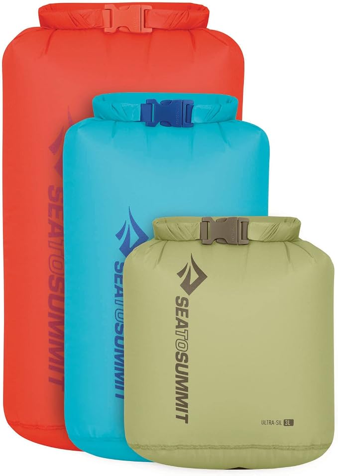 Sea to Summit Ultra-Sil Dry Bag Set, Ultralight Waterproof Stuff Sack by SeaToSummit
