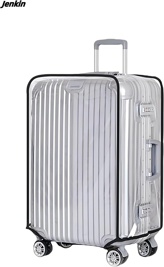 JenKin Luggage Protector Suitcase Cover PVC Waterproof Travel Suitcase Fits - Image 3